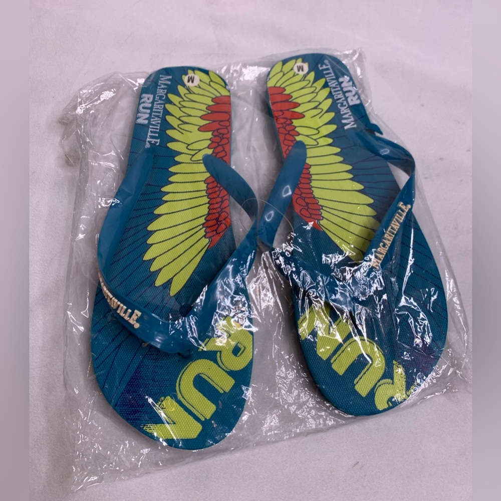Jimmy Buffet Margaritaville Run Flip Flops sz Medium 10.5 New in package Unisex